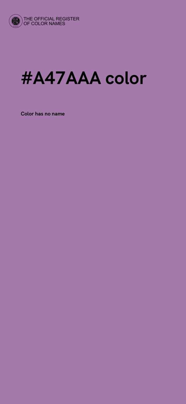 #A47AAA color image