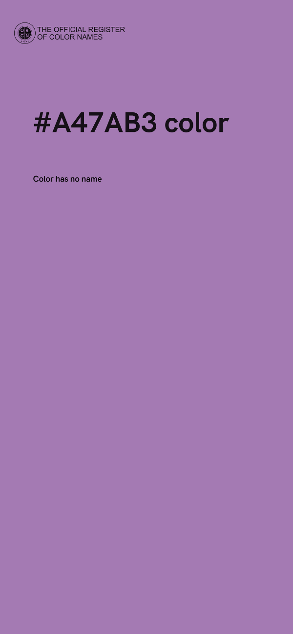 #A47AB3 color image