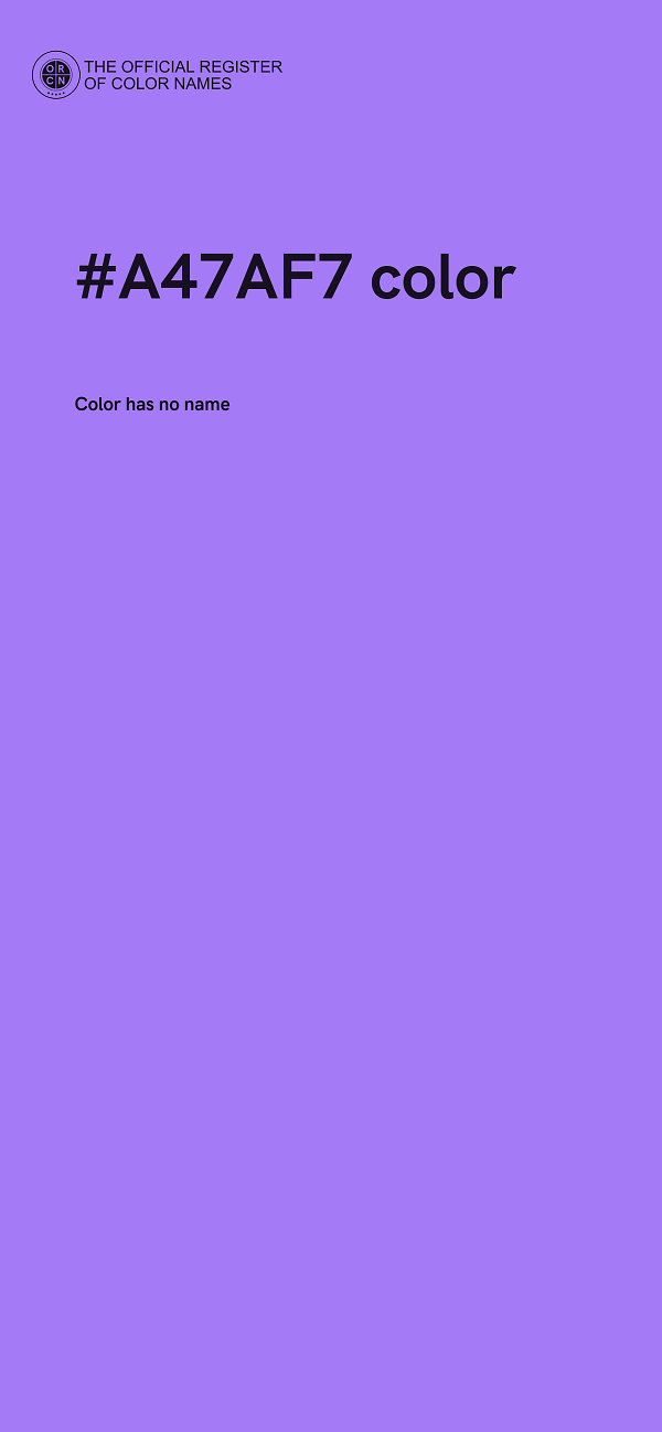 #A47AF7 color image