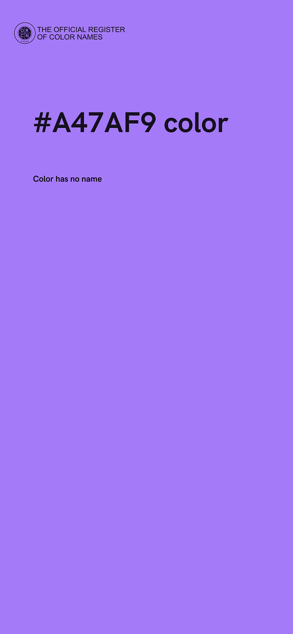#A47AF9 color image