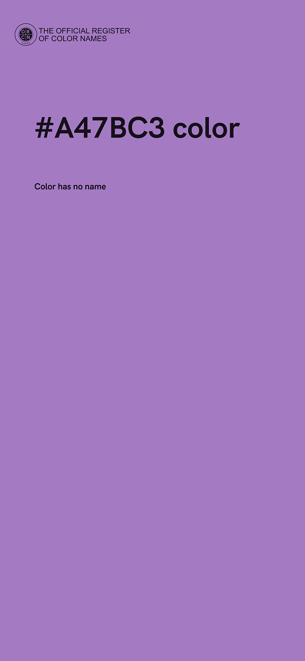 #A47BC3 color image