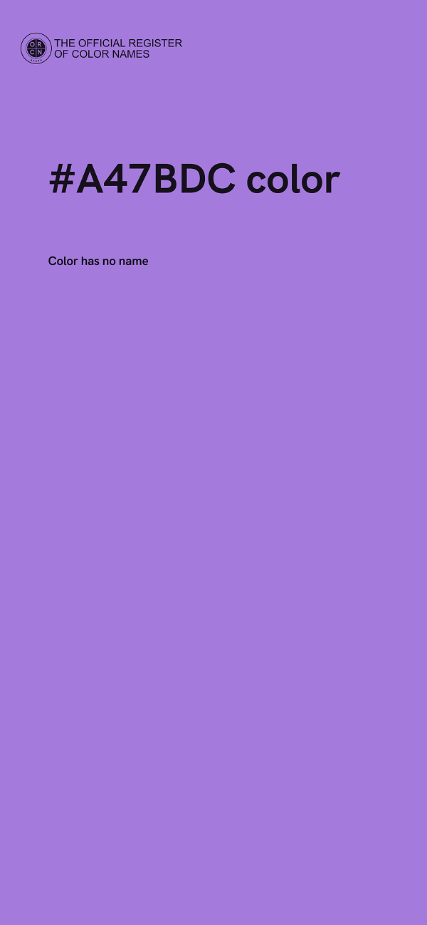 #A47BDC color image