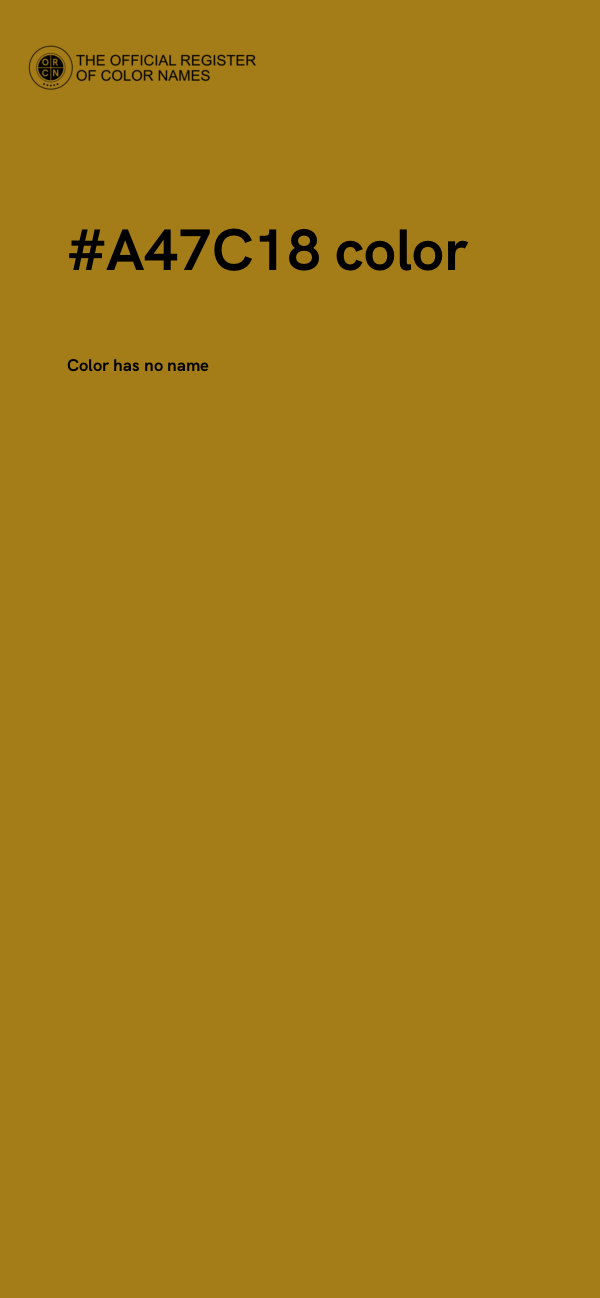 #A47C18 color image