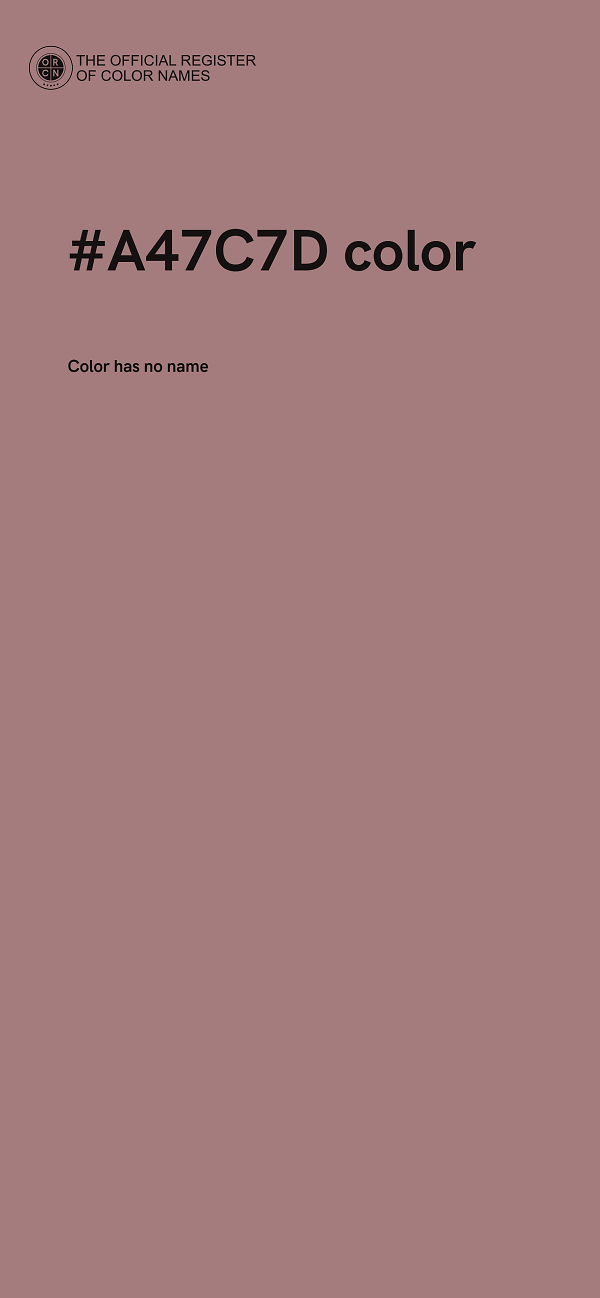 #A47C7D color image