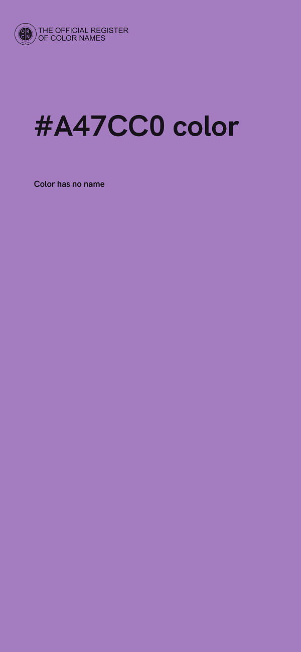 #A47CC0 color image
