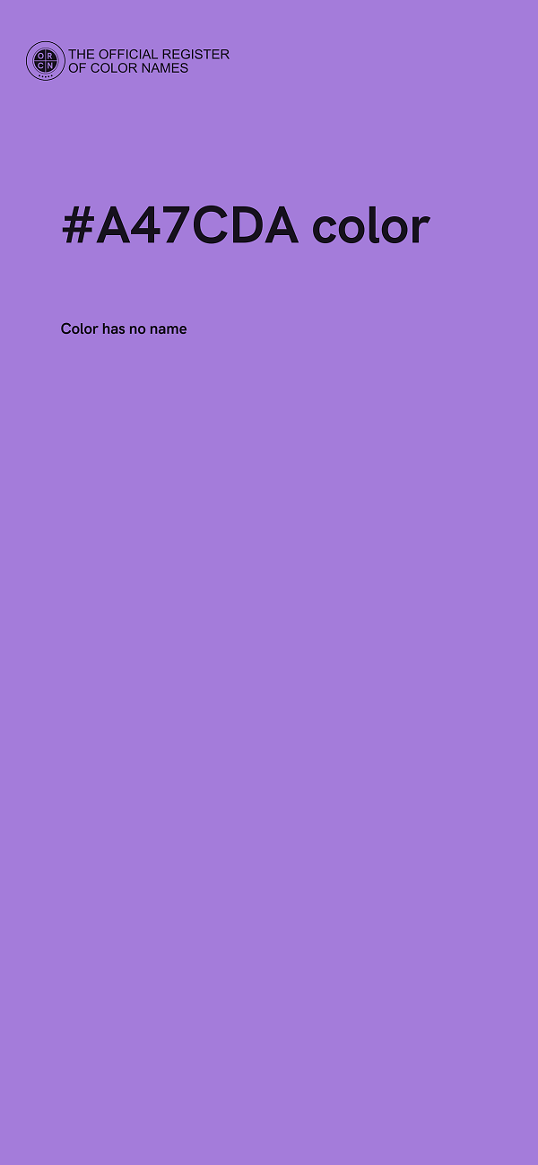 #A47CDA color image
