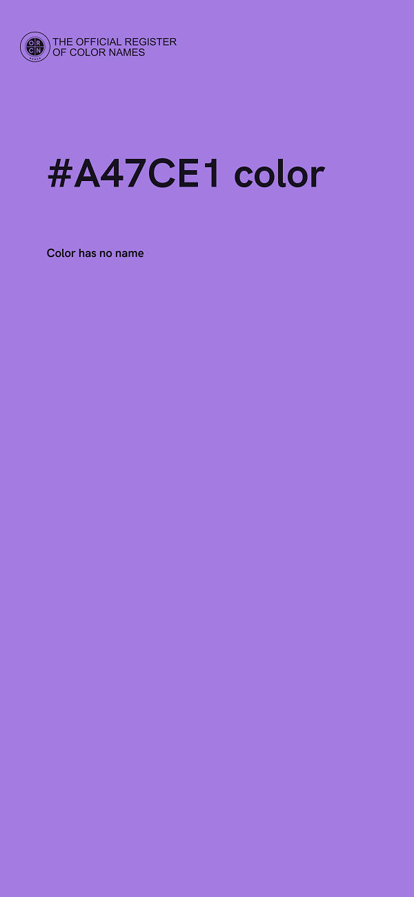 #A47CE1 color image
