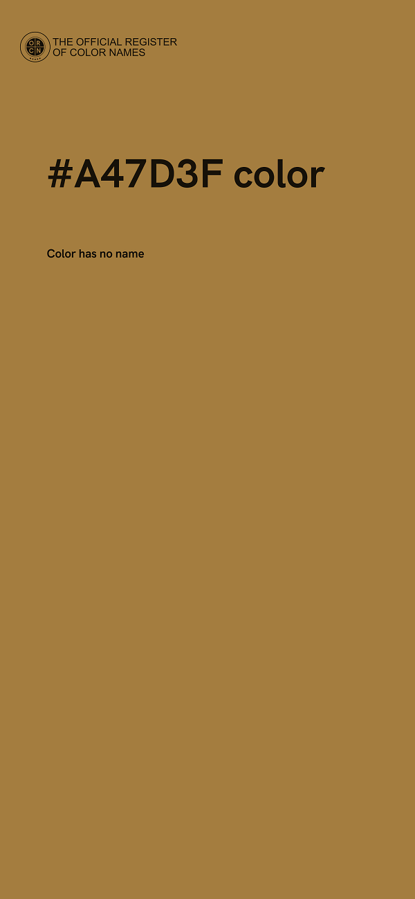 #A47D3F color image
