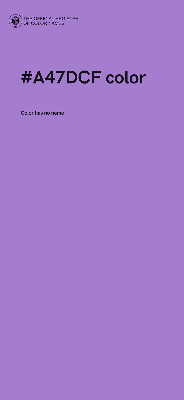 #A47DCF color image