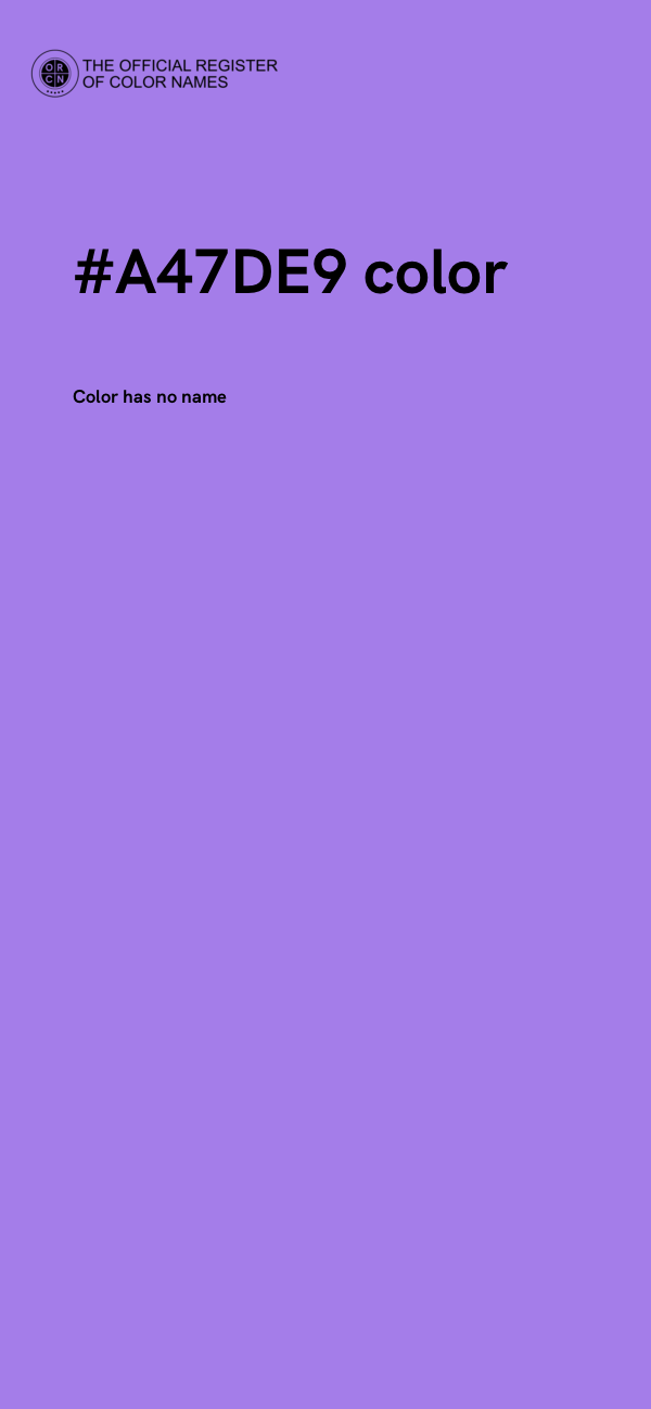 #A47DE9 color image