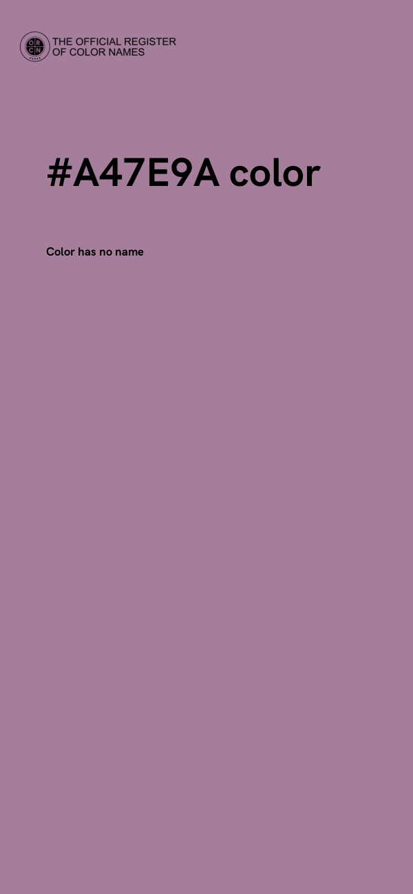 #A47E9A color image