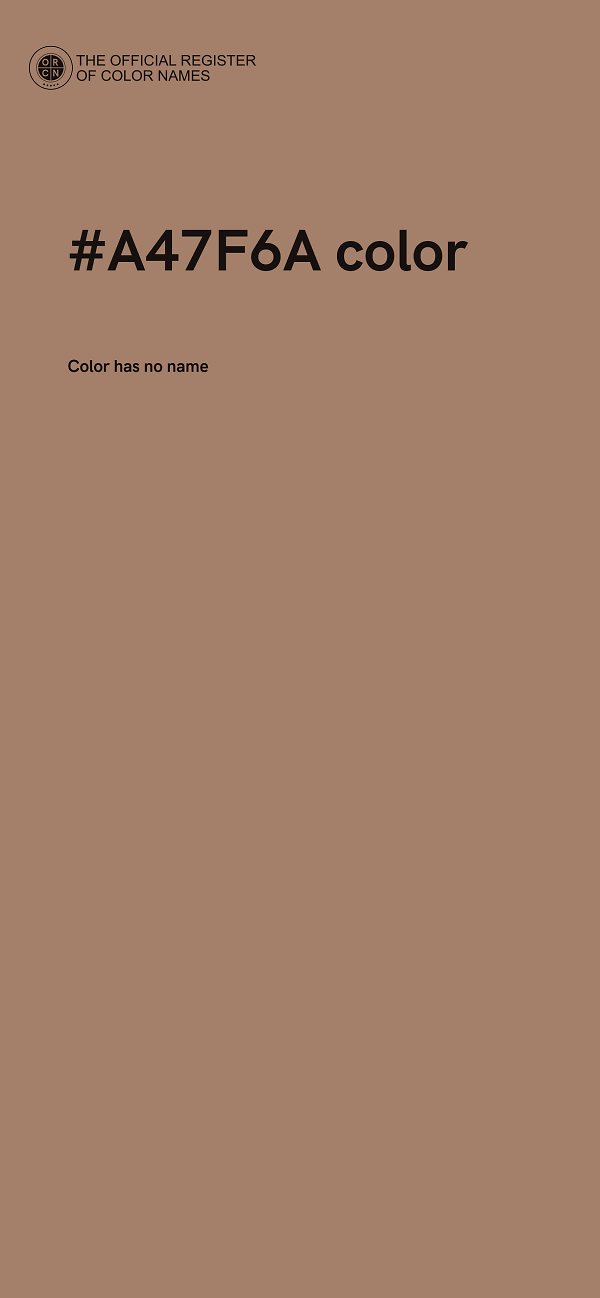 #A47F6A color image