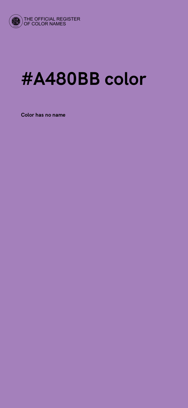 #A480BB color image