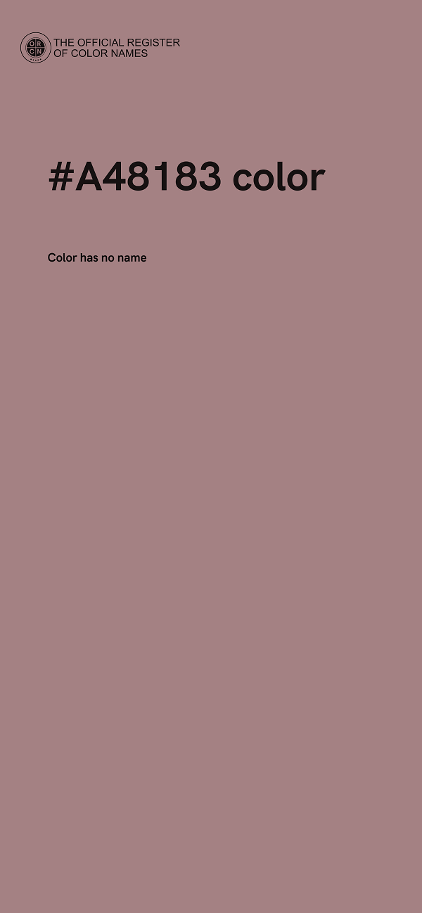 #A48183 color image