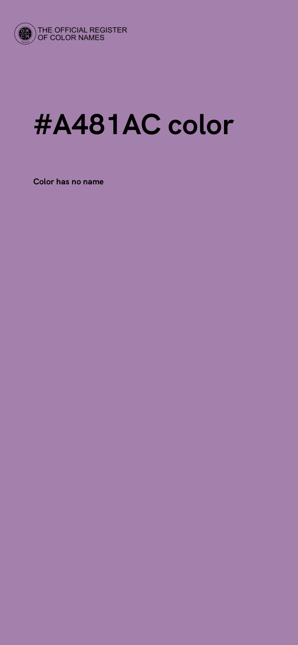 #A481AC color image