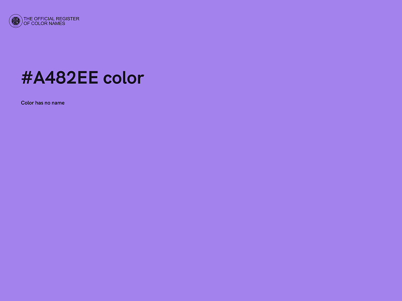 #A482EE color image