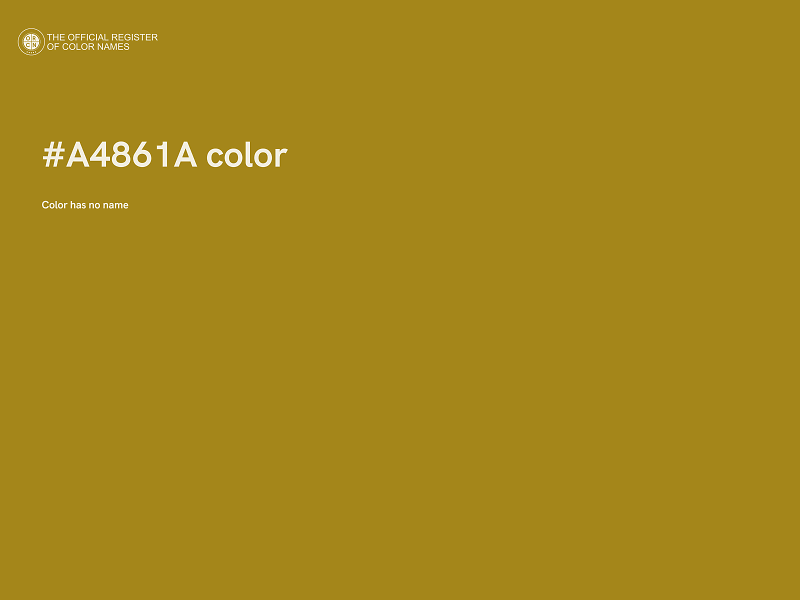 #A4861A color image