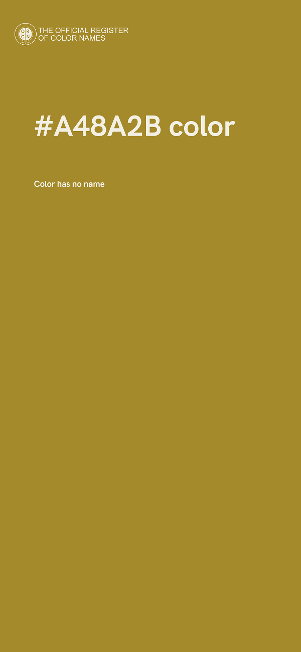 #A48A2B color image