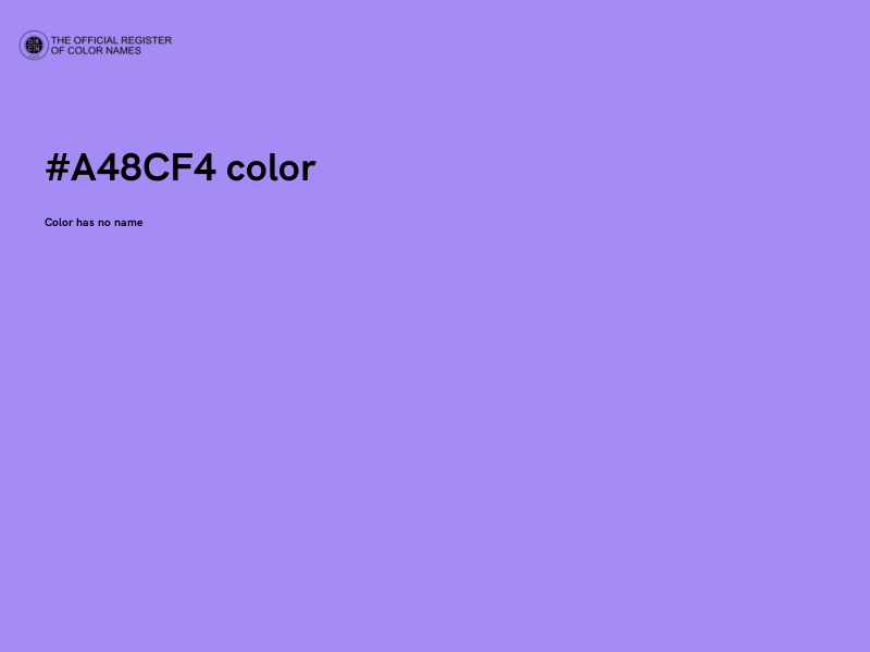 #A48CF4 color image