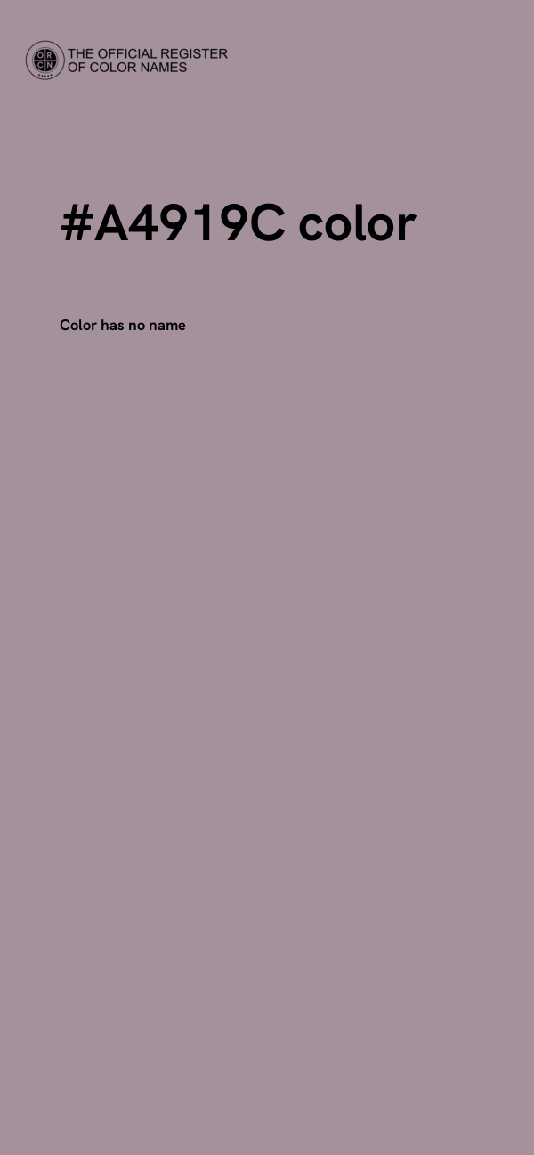 #A4919C color image