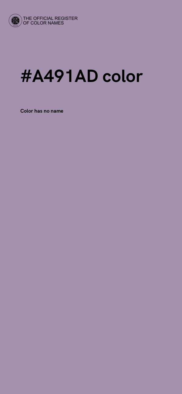 #A491AD color image