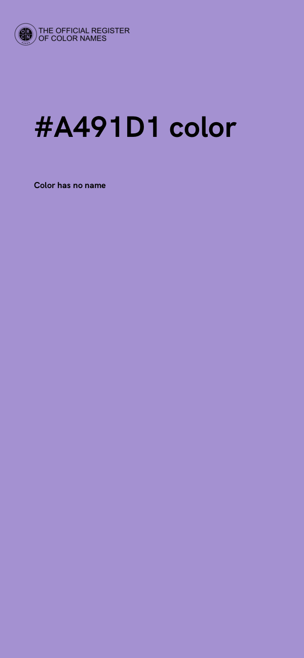 #A491D1 color image