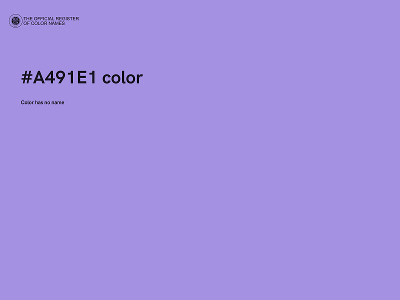 #A491E1 color image