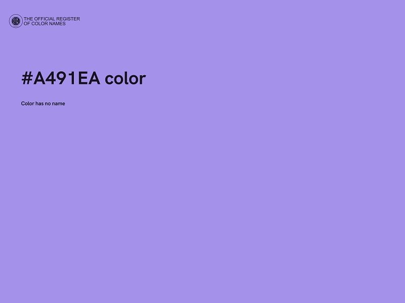 #A491EA color image