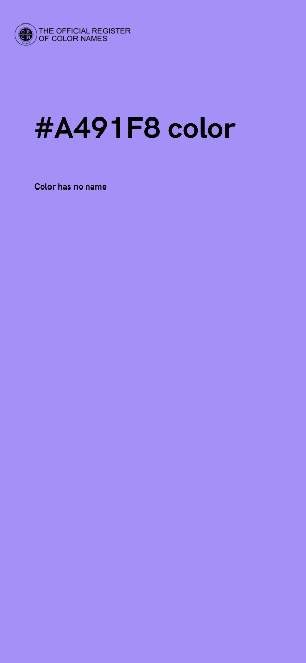 #A491F8 color image
