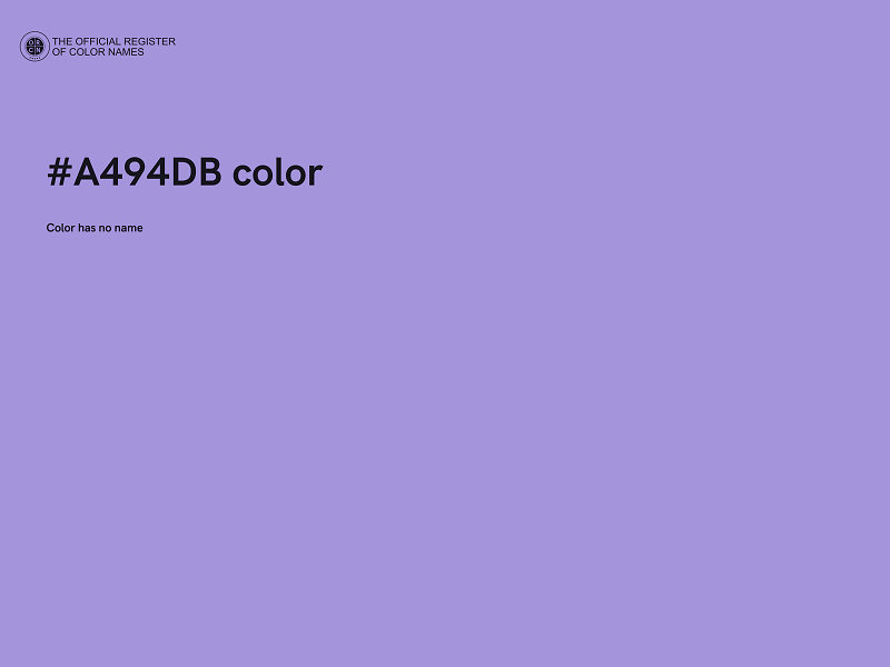 #A494DB color image