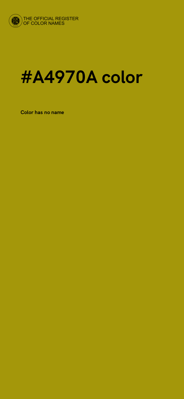#A4970A color image