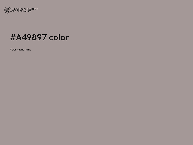 #A49897 color image