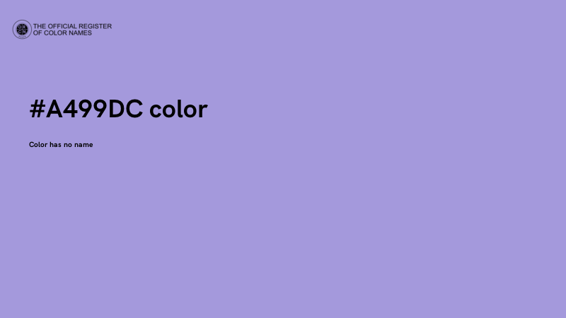 #A499DC color image