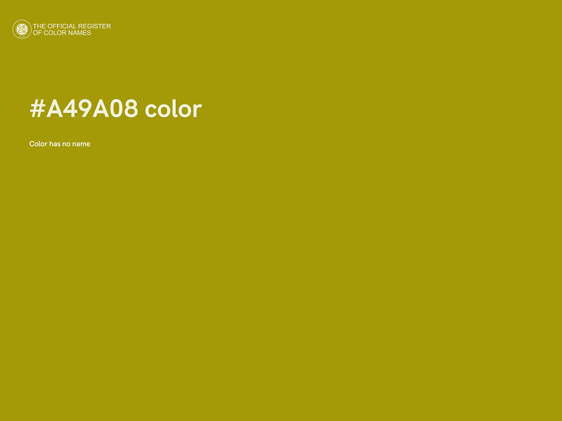 #A49A08 color image