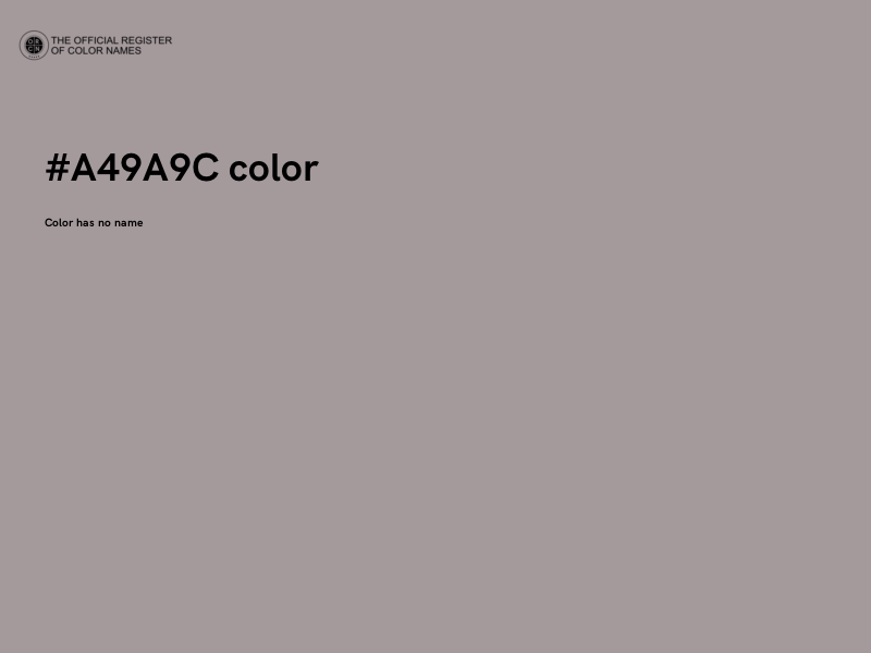 #A49A9C color image