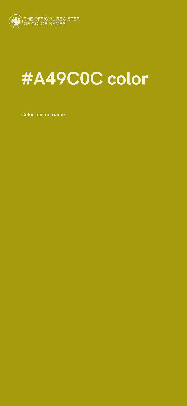 #A49C0C color image