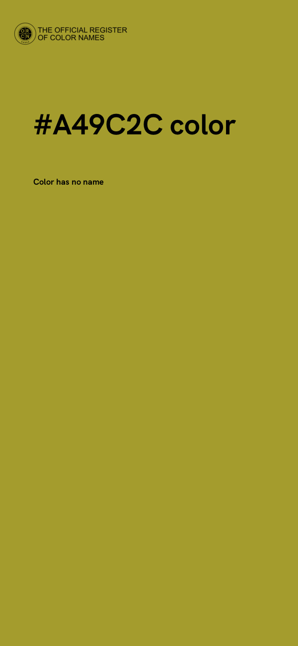 #A49C2C color image