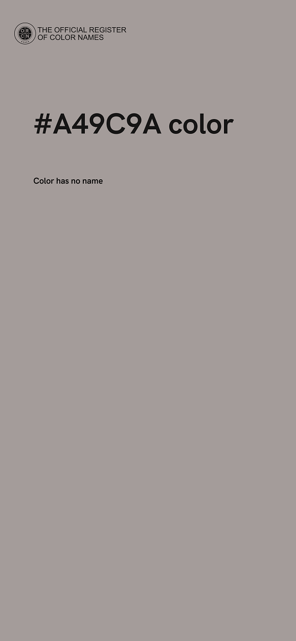 #A49C9A color image