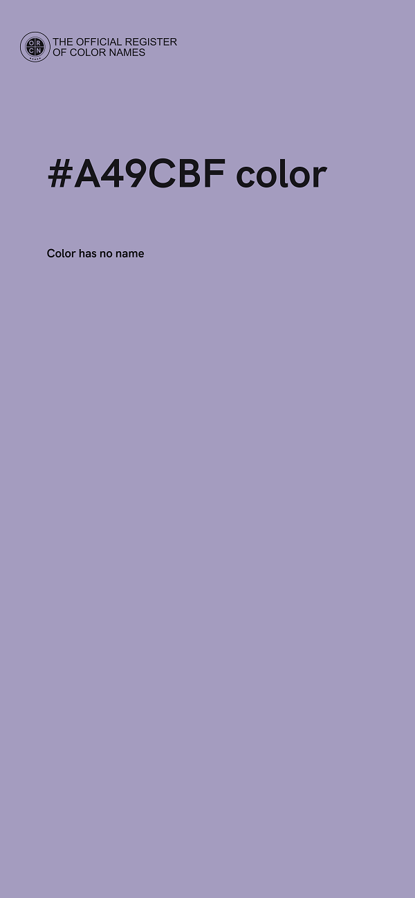 #A49CBF color image