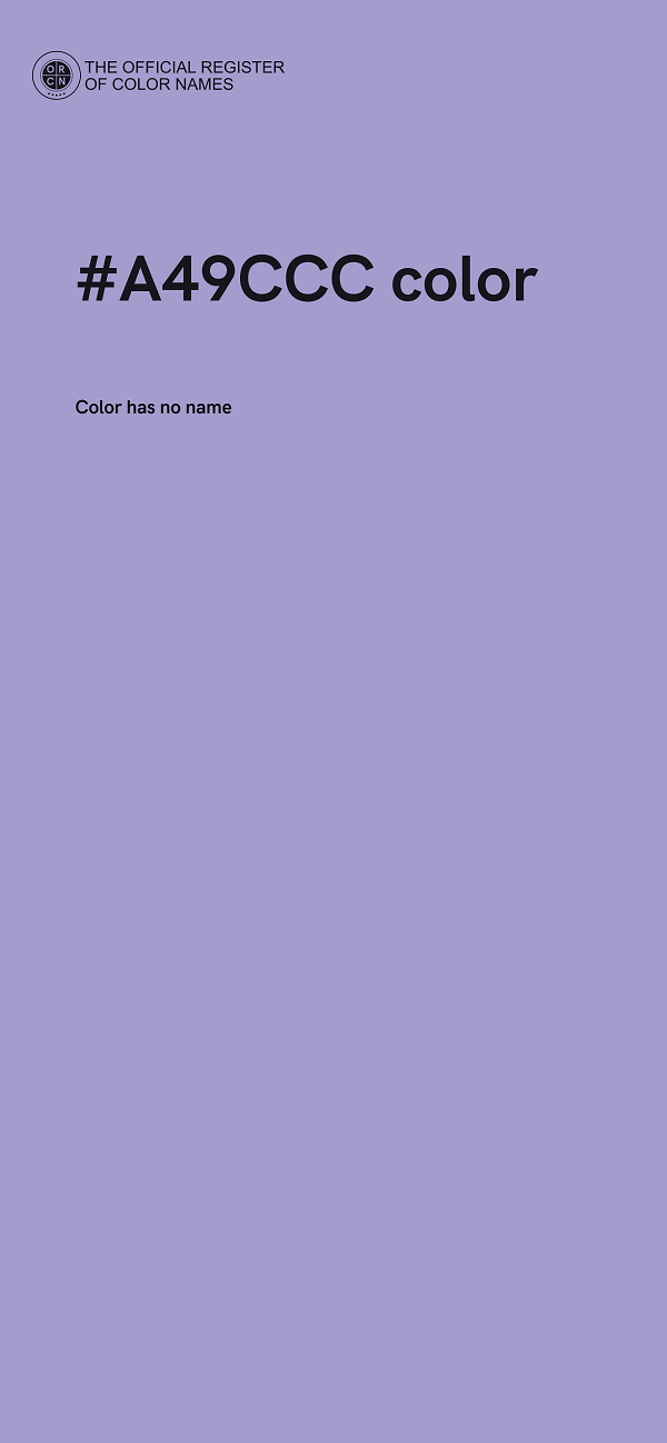 #A49CCC color image