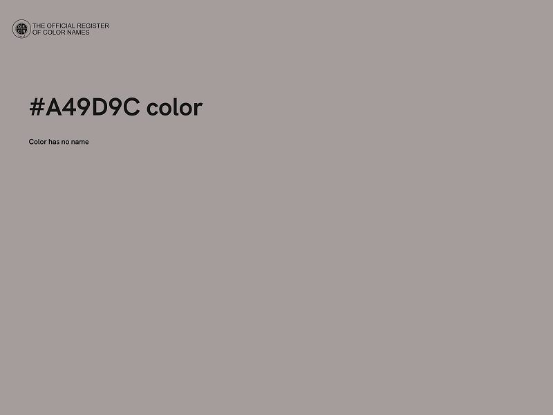 #A49D9C color image