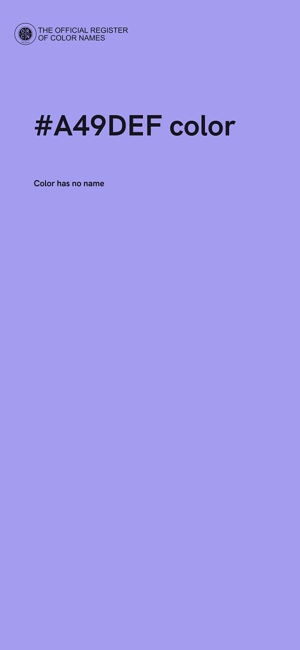 #A49DEF color image