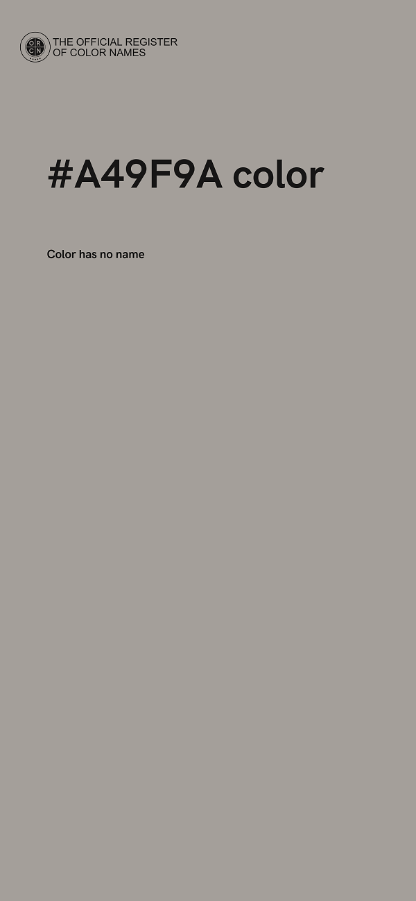 #A49F9A color image