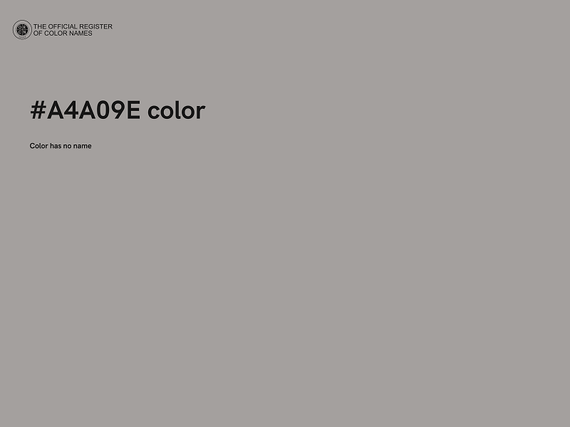 #A4A09E color image