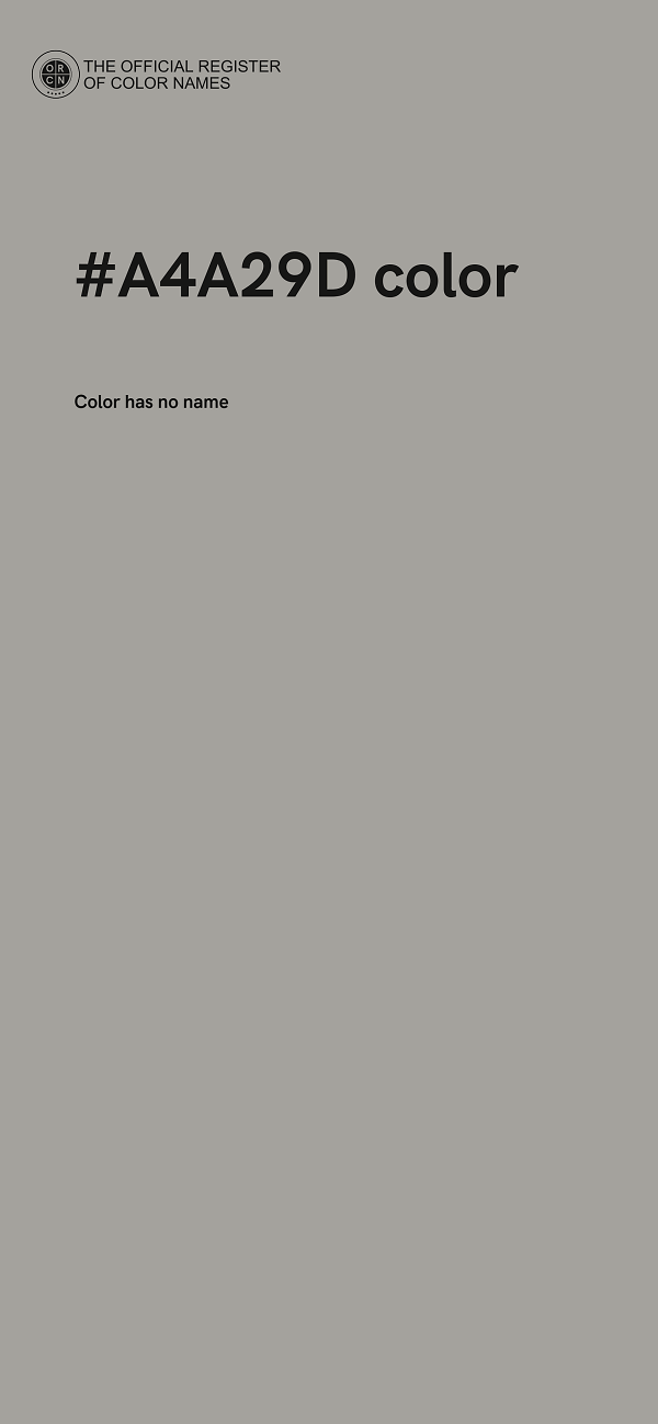 #A4A29D color image