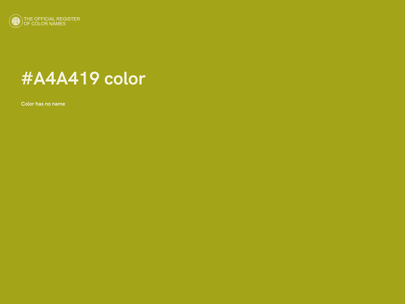 #A4A419 color image