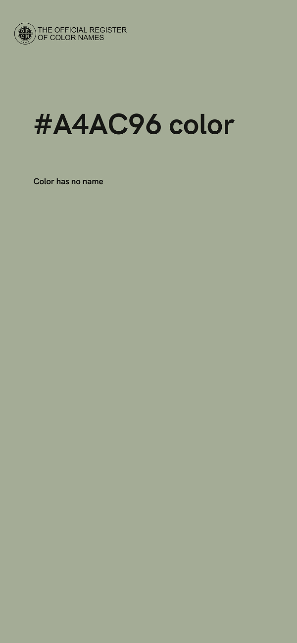 #A4AC96 color image