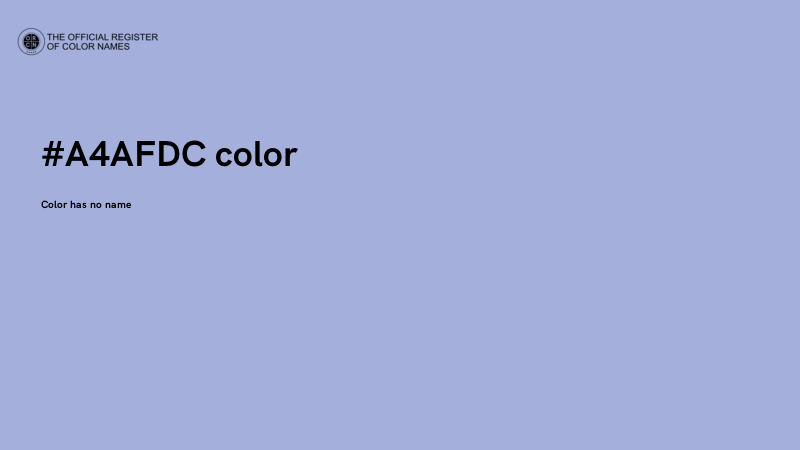 #A4AFDC color image