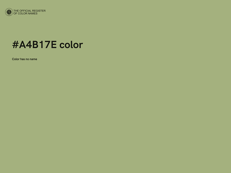 #A4B17E color image
