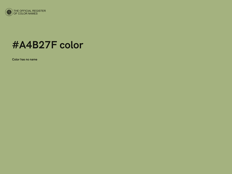 #A4B27F color image